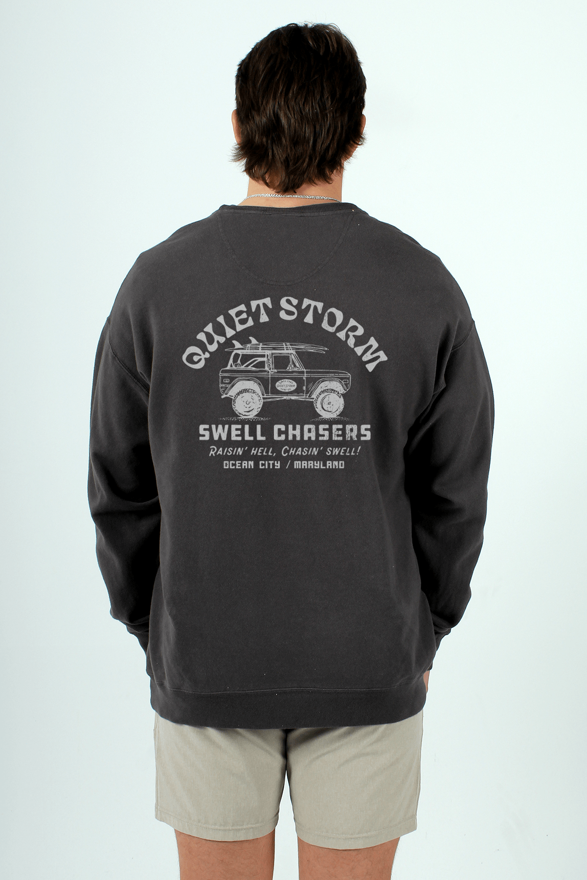 Swell Chaser Crewneck Fleece – Quiet Storm Surf Shop