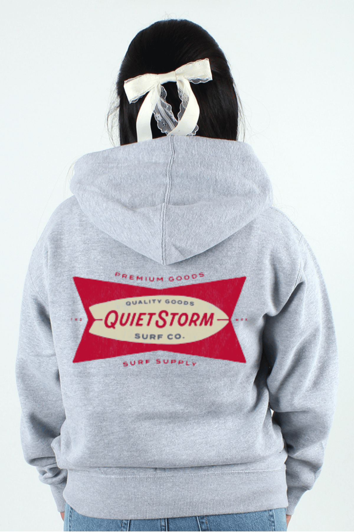 Surfboard Classic Full Zip Hoodie – Quiet Storm Surf Shop