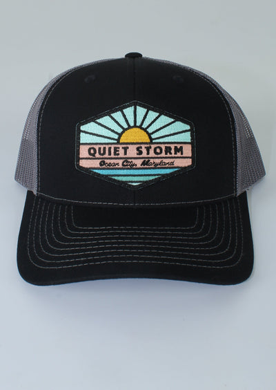 QSSS/RICHARDSON GEN-Men's BLK/GRAPHITE / OS Sunray Patch Trucker Hat