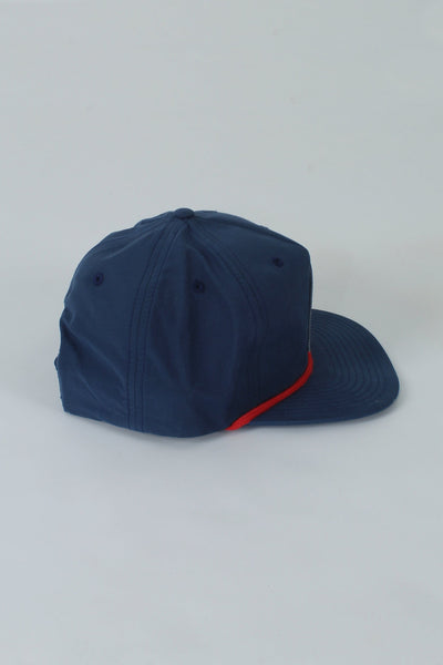 QSSS/RICHARDSON GEN-Men's NAVY/RED / OS Palm Sun Patch Nylon Hat