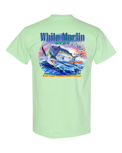 WHIMAR Unisex 2024 White Marlin Open Short Sleeve Tee