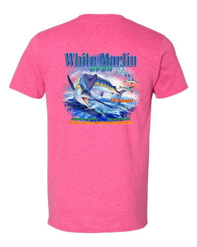 WHIMAR Unisex HTHR HELICONIA / S 2024 White Marlin Open Short Sleeve Tee