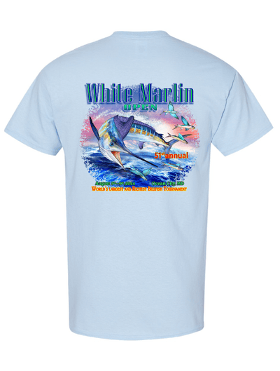 WHIMAR Unisex LT BLUE / S 2024 White Marlin Open Short Sleeve Tee
