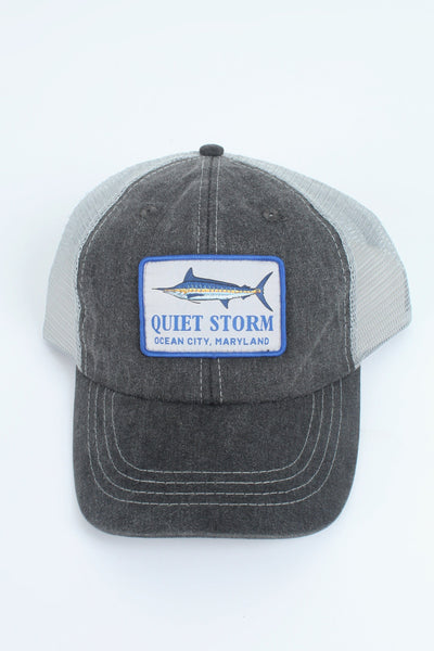 QSSS/ADAMS GEN-Men's BLACK / OS Marlin Badge Hat