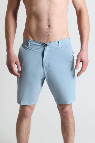 QSSS/KFINE GEN-Men's LT BLUE / 28 Pigment Hybrid Shorts
