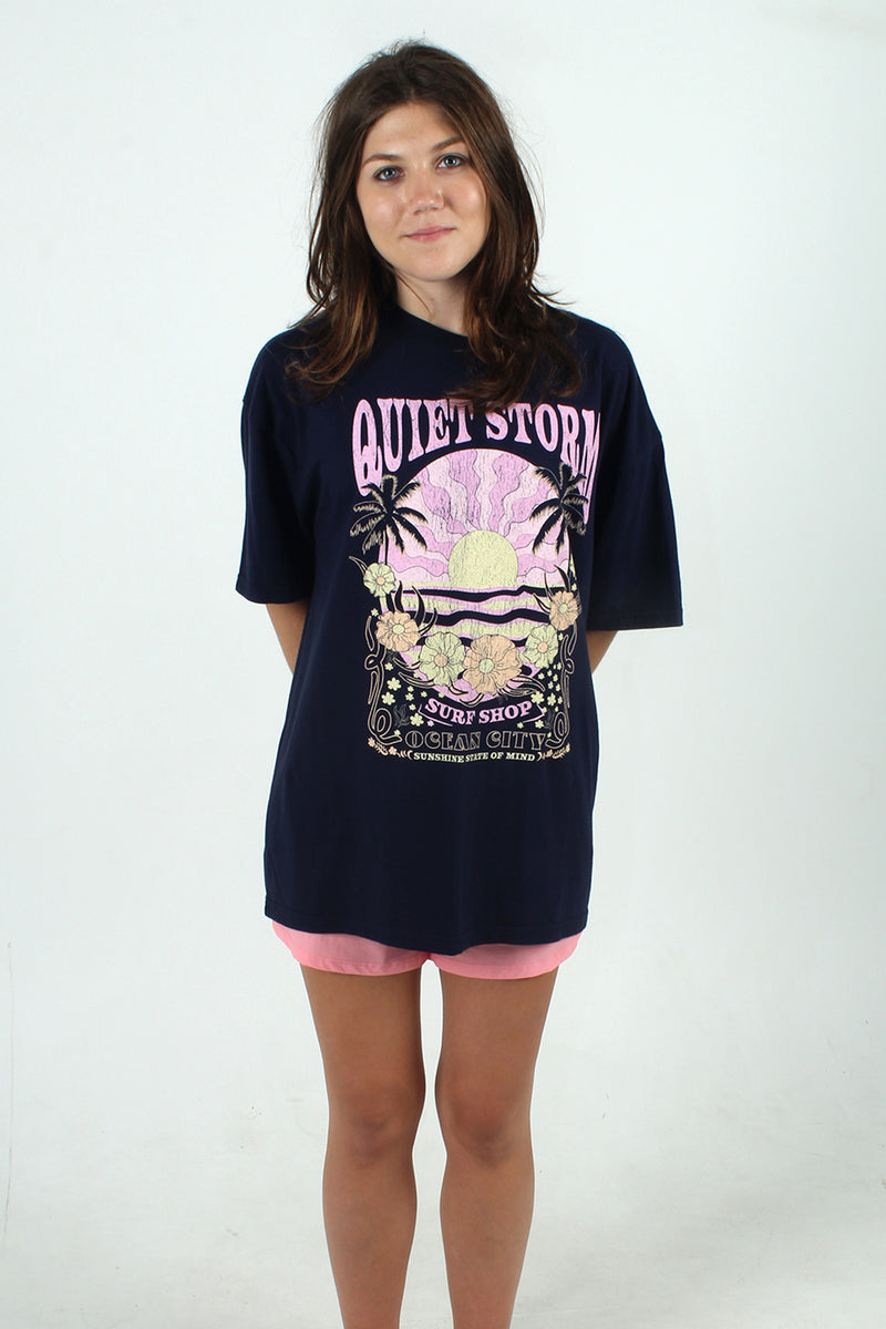 Sunshine State of Mind Oversized Short Sleeve Tee