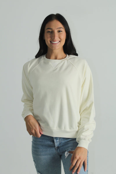 HYFVE GEN-Women's CREAM / S Romantic Desire Crew Fleece