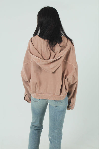 MIOUMU GEN-Women's Womens Overdye Hooded Jacket