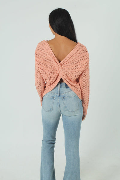 MIRACL GEN-Women's Annelise Crochet Sweater