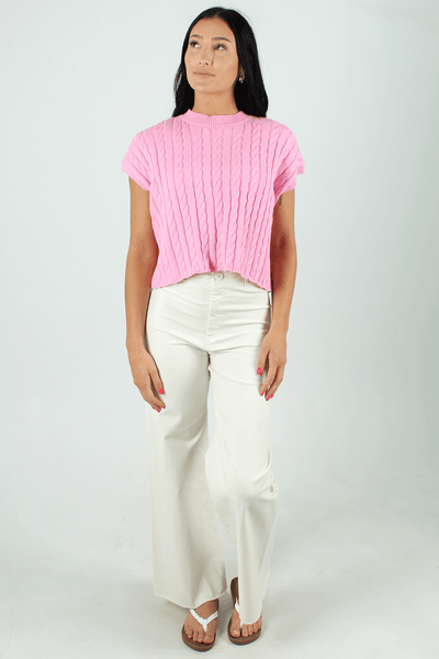 OLIVAC GEN-Women's LT PINK / S Alina Sweater Vest