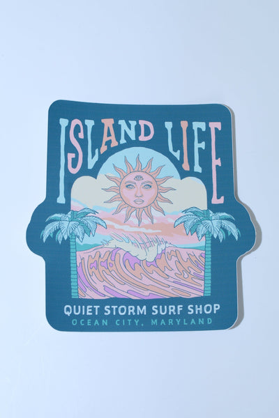 PITMED Unisex Island Life Sticker