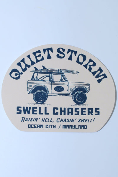 PITMED Unisex Swell Chasers Sticker