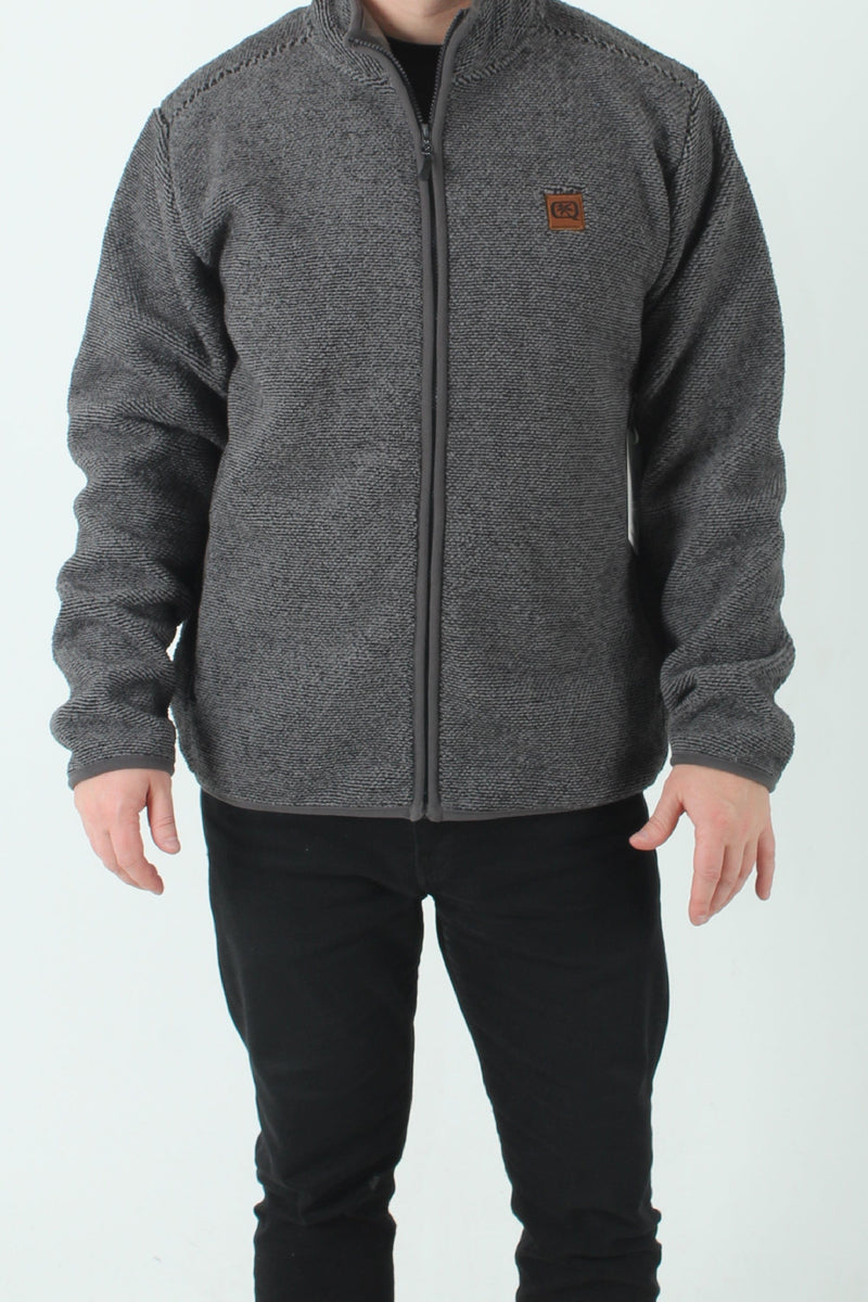 QSSS/ALTEX Unisex CHARCOAL / XS Quiet Storm Full Zip Sweater Fleece