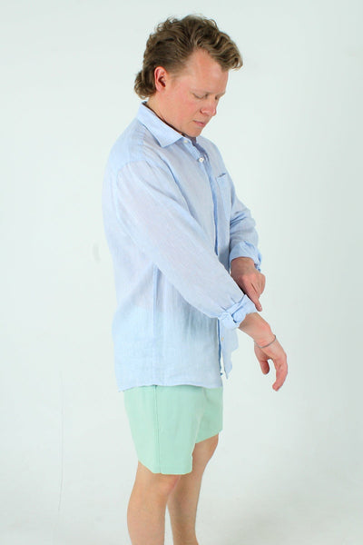 QSSS/ANCHBOY GEN-Men's Anchor Boys Linen Long Sleeve Shirt