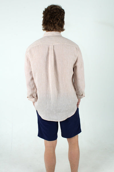 QSSS/ANCHBOY GEN-Men's Anchor Boys Linen Long Sleeve Shirt