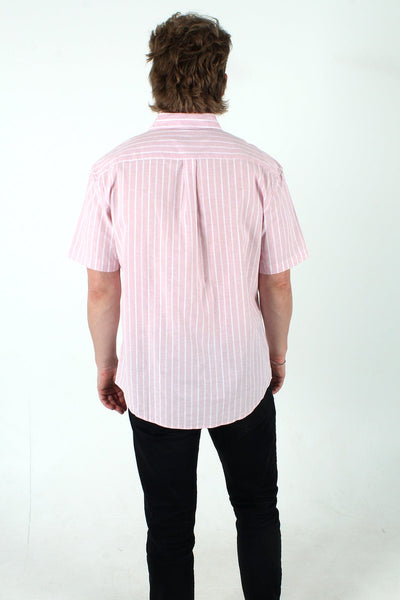 QSSS/ANCHBOY GEN-Men's Anchor Boys Stripe Short Sleeve Button Front