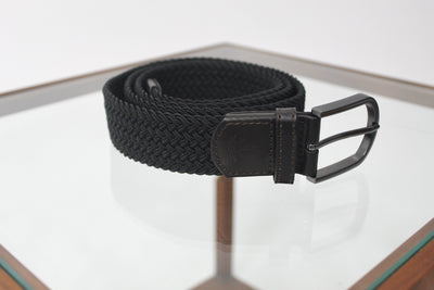QSSS/ANCHBOY CAT-Accessories BLACK / S Men's Anchor Boys Solid Stretch Woven Belt