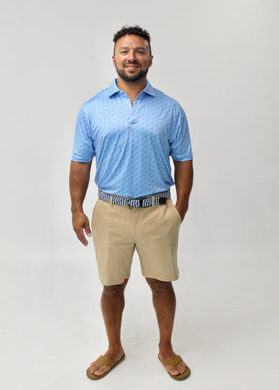 QSSS/ANCHBOY GEN-Men's BLUE / S Anchor Boys Golfing Tech Polo