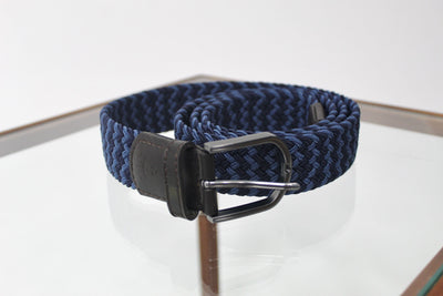 QSSS/ANCHBOY CAT-Accessories MID BLUE/NAVY / S Men's Anchor Boys Chevron Stretch Woven Belt