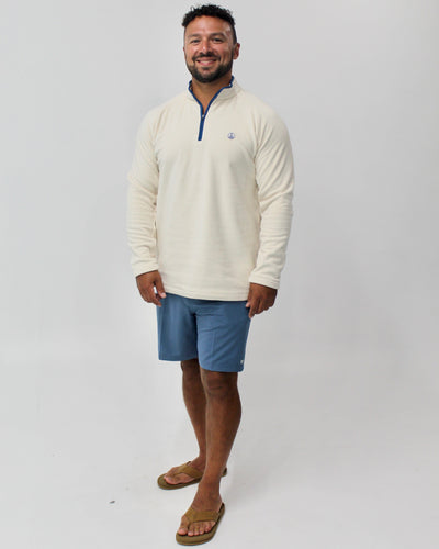 QSSS/ANCHBOY GEN-Men's NATURAL / S Men's Anchor Boys Stretch Fleece 1/4 Zip