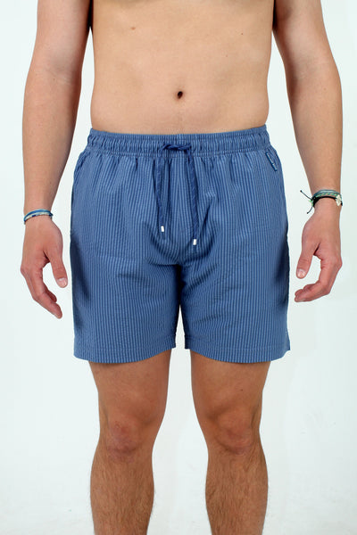 QSSS/ANCHBOY GEN-Men's NAVY BLUE / S Anchor Boys 17" Seersucker Volley Shorts