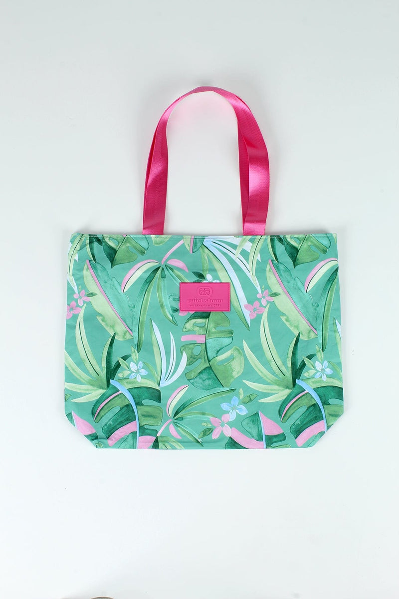 QSSS/BETBAG CAT-Accessories GREEN TROPICS / OS Quiet Storm Essential Medium Tote