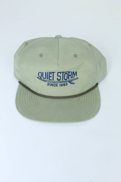 QSSS/CAPT GEN-Men's SAGE/OLIVE / OS QS Board Nylon Hat