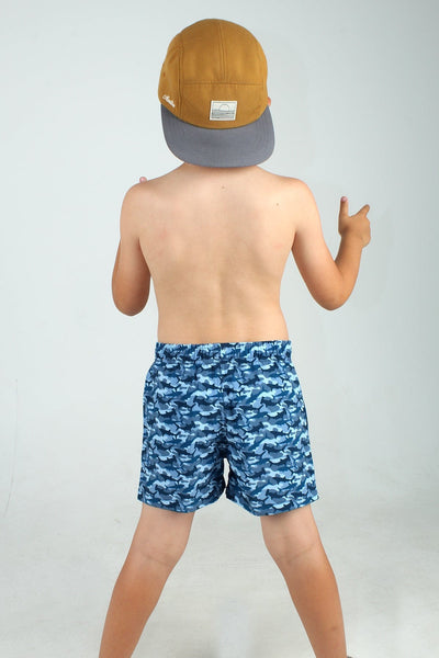 QSSS/EASYPROMO Kids Boys Quiet Storm Shark Camo Volley