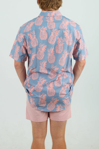 QSSS/FRATDADDY GEN-Men's Frat Daddy Pineapple Short Sleeve Woven