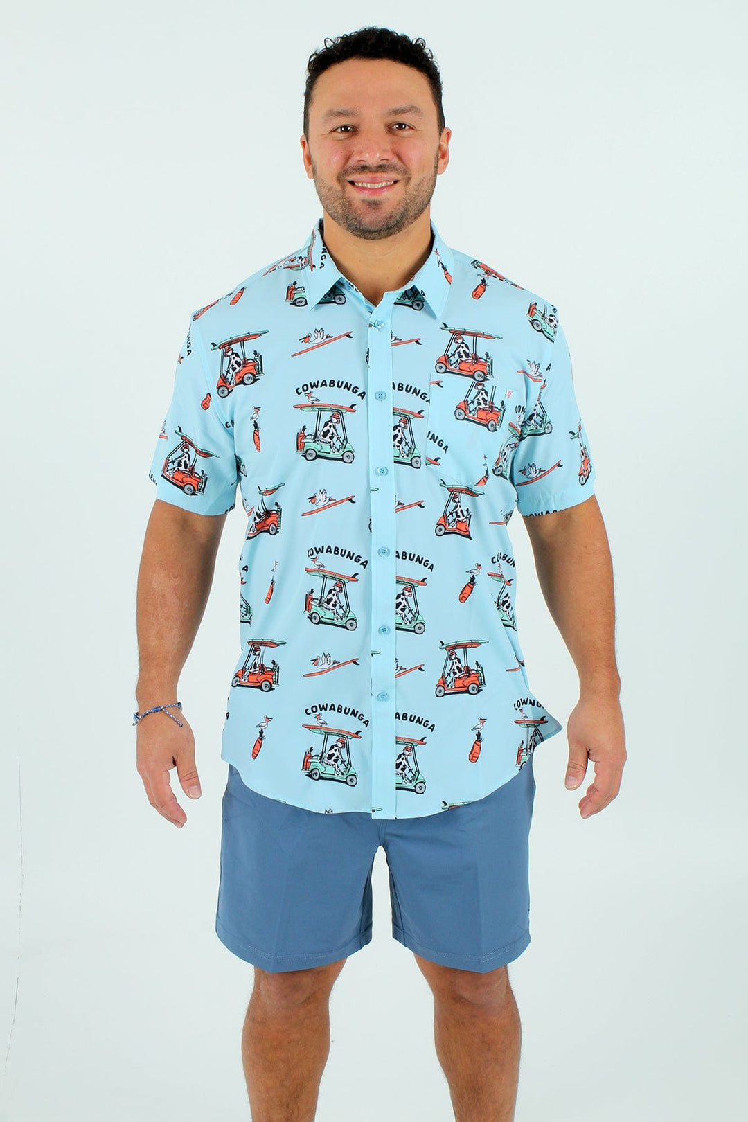 Frat Daddy Cowabunga Tech Button Front – Quiet Storm Surf Shop