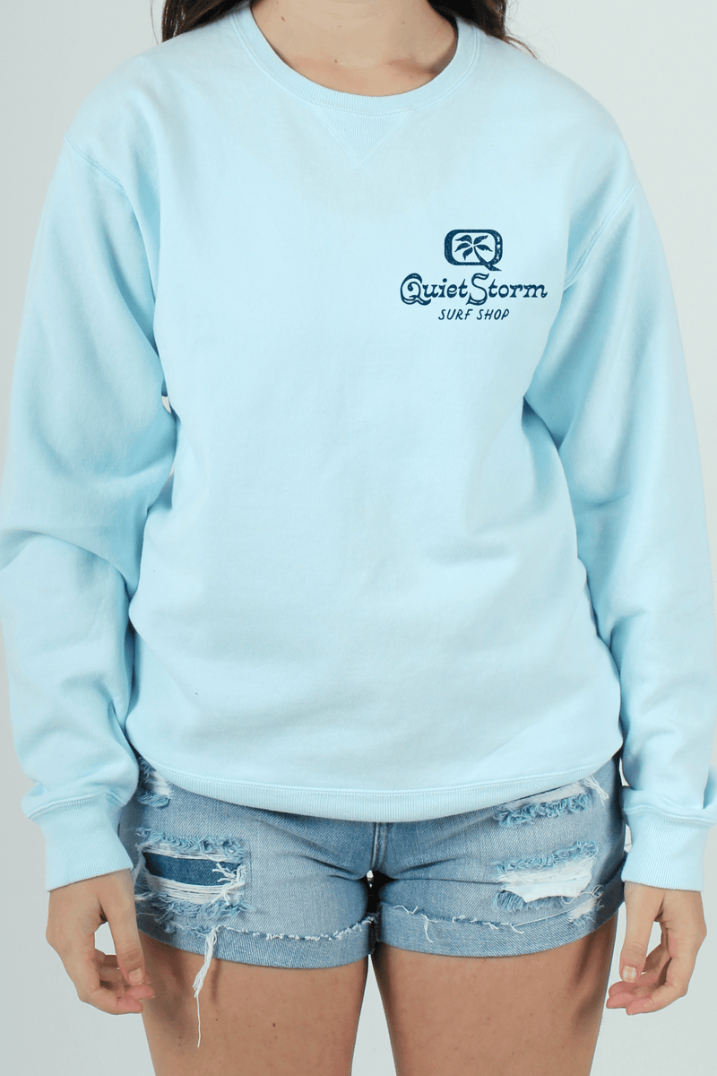 QSSS/GD Unisex Arched Palm Crewneck Fleece