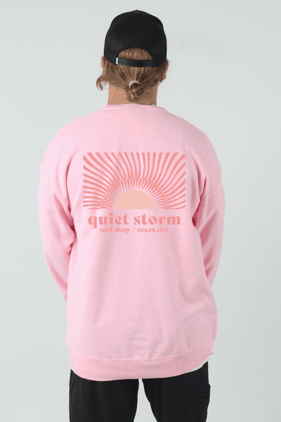 QSSS/GD Unisex COTTON CANDY / S Summer Sun Crew Sweatshirt