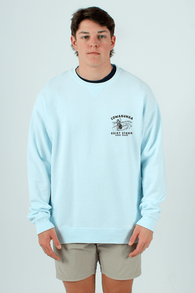 QSSS/GD Unisex Cowabunga Surf Crew Fleece