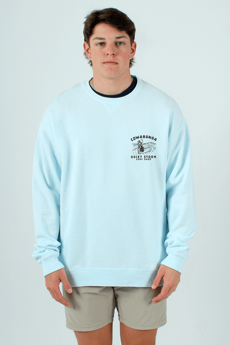 QSSS/GD Unisex Cowabunga Surf Crew Fleece