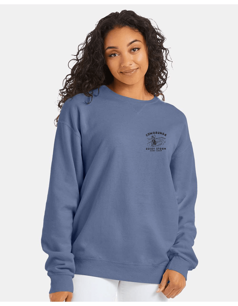QSSS/GD Unisex Cowabunga Surf Crew Fleece