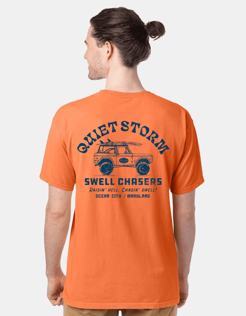 QSSS/GD Unisex HORIZON ORANGE / XS Swell Chasers Short Sleeve Tee