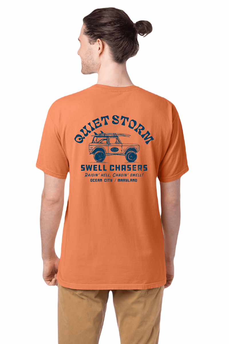 QSSS/GD Unisex HORIZON ORANGE / XS Swell Chasers Short Sleeve Tee