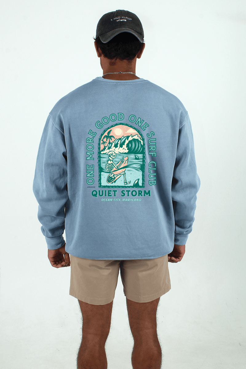 QSSS/GD Unisex ICE BLUE / S One More Good One Crew Fleece