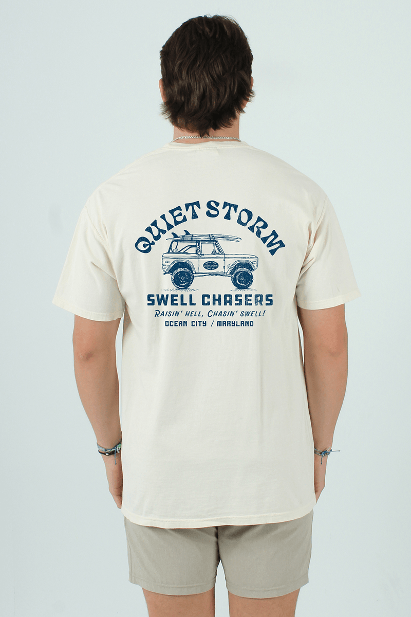 QSSS/GD Unisex IVORY / XS Swell Chasers Short Sleeve Tee