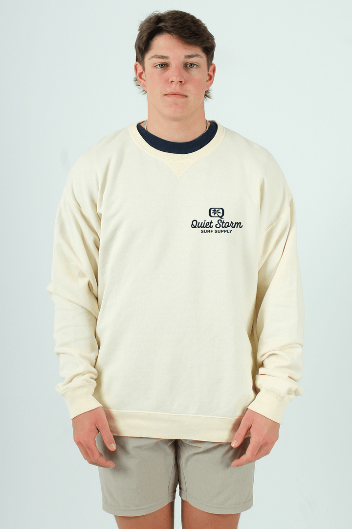 Man's Best Friend Crew Fleece – Quiet Storm Surf Shop