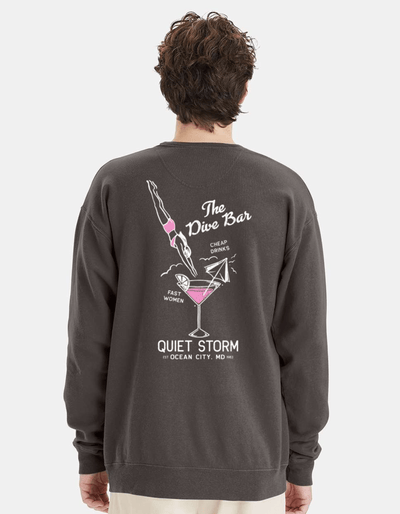 QSSS/GD Unisex NEW RAILROAD / S Dive Bar Crew Fleece