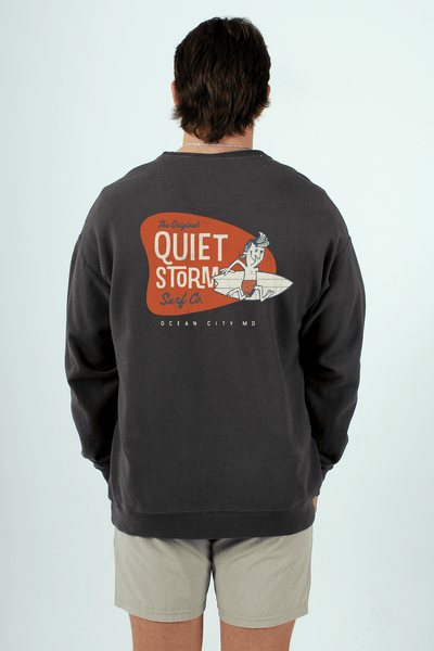 QSSS/GD Unisex NEW RAILROAD / S Surfer Dude Crew Fleece