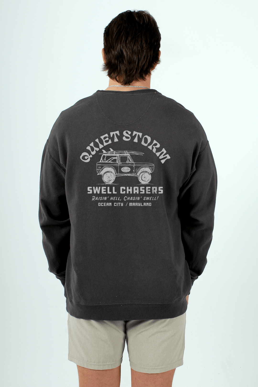 Swell Chaser Crewneck Fleece – Quiet Storm Surf Shop