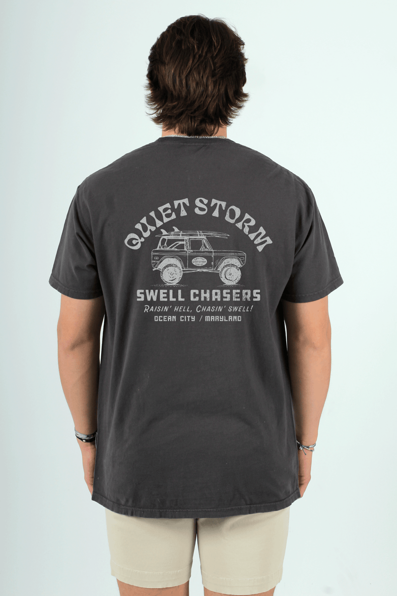 QSSS/GD Unisex NEW RAILROAD / XS Swell Chasers Short Sleeve Tee