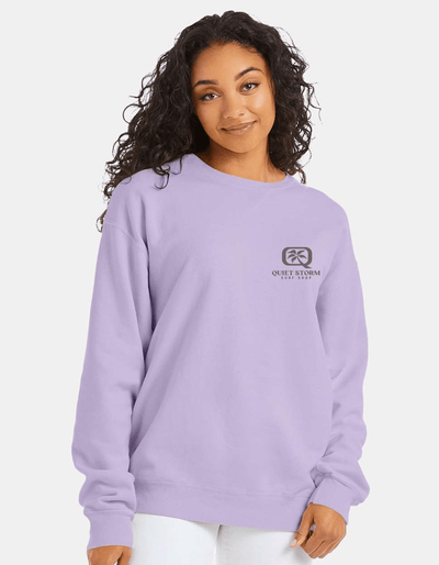 QSSS/GD Unisex Palm Window Crew Fleece