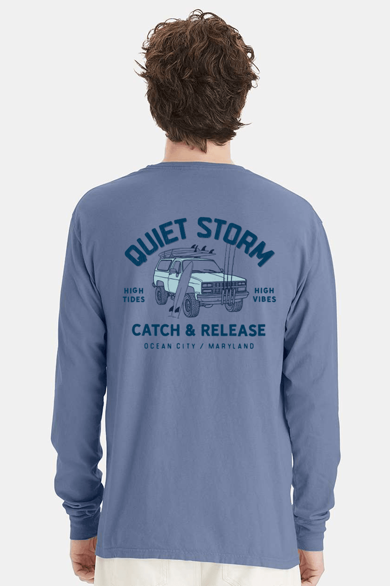 QSSS/GD Unisex SALT WATER / S Catch and Release Long Sleeve Tee