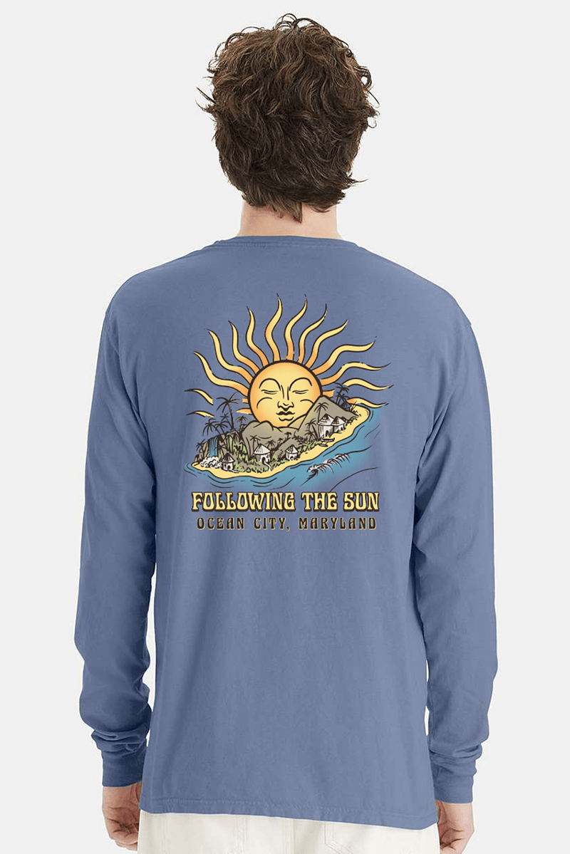 QSSS/GD Unisex SALTWATER / S Rising Sun Long Sleeve Tee