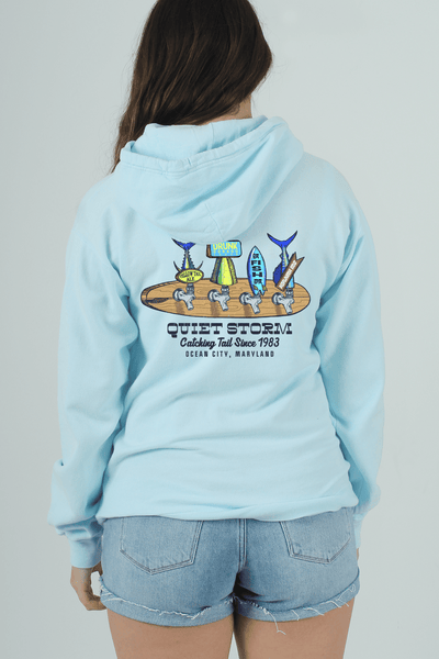 QSSS/GD Unisex SOOTHING BLUE / S Fish Tales Hoodie