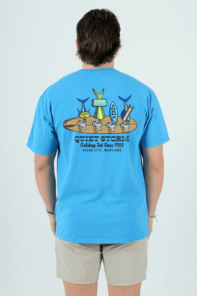 QSSS/GD Unisex SUMMER SKY / S Fish Tales Short Sleeve Tee