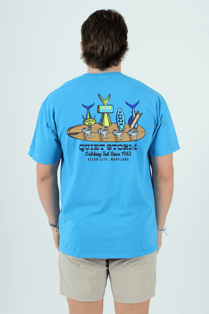 QSSS/GD Unisex SUMMER SKY / S Fish Tales Short Sleeve Tee